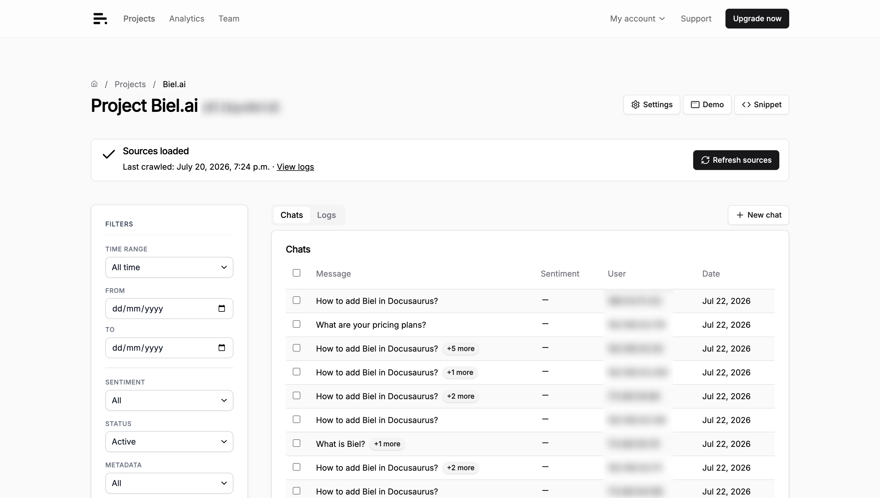 Project details